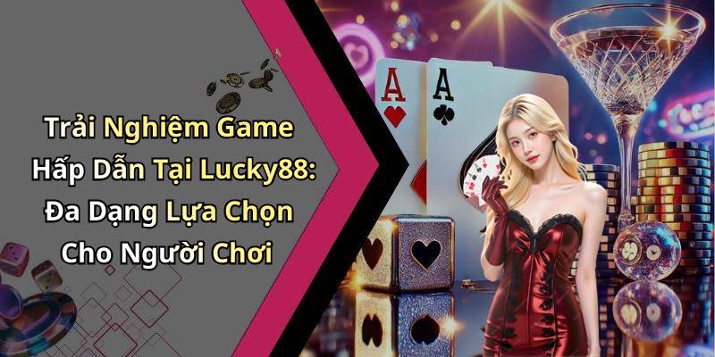Trải Nghiệm Game Hấp Dẫn Tại Lucky88: Đa Dạng Lựa Chọn Cho Người Chơi